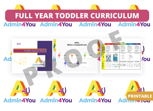 Full Year Toddler Curriculum Version 1