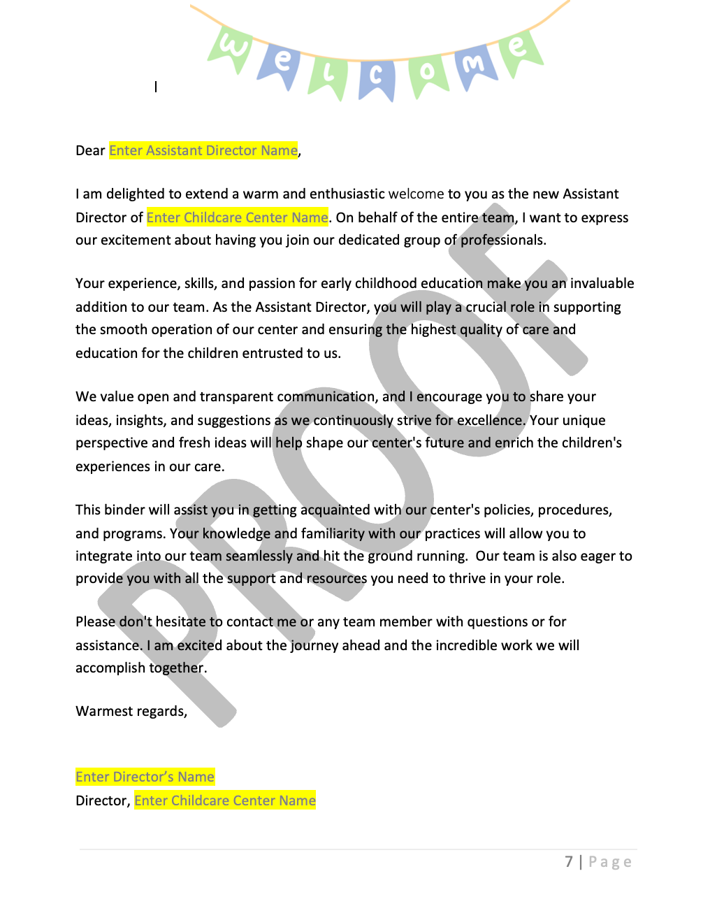 Assistant Director Manual and Resources