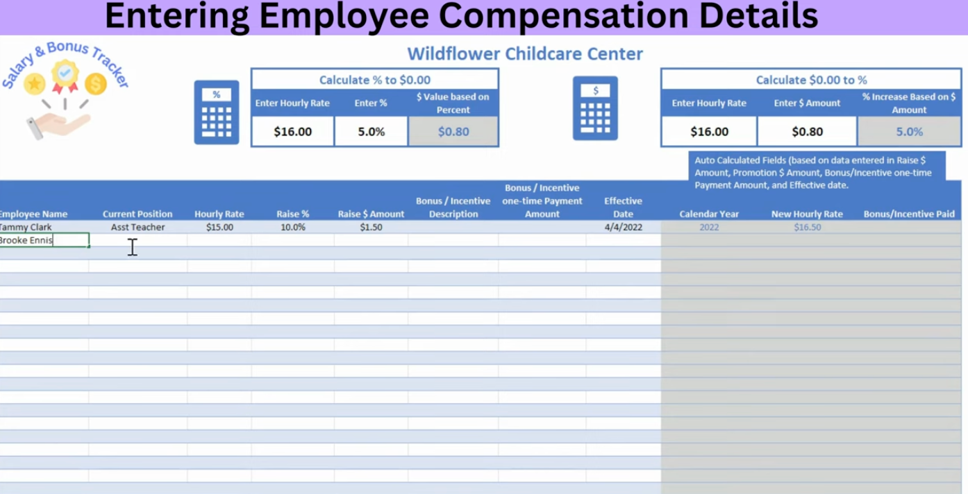 Employee Compensation Tracker