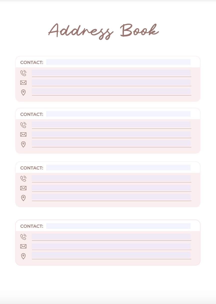 Director's Yearly Planner 2025