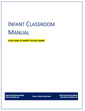 Load image into Gallery viewer, Childcare Classroom Manual for Infant Classrooms
