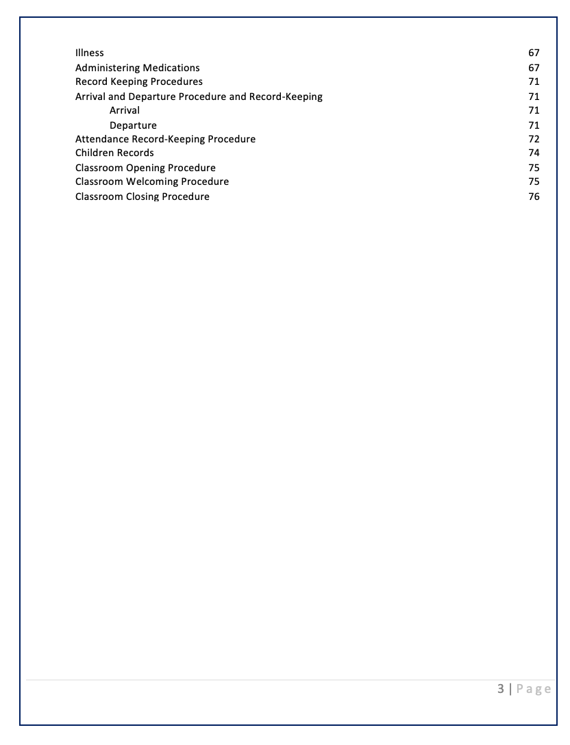 Classroom Manual for School Age