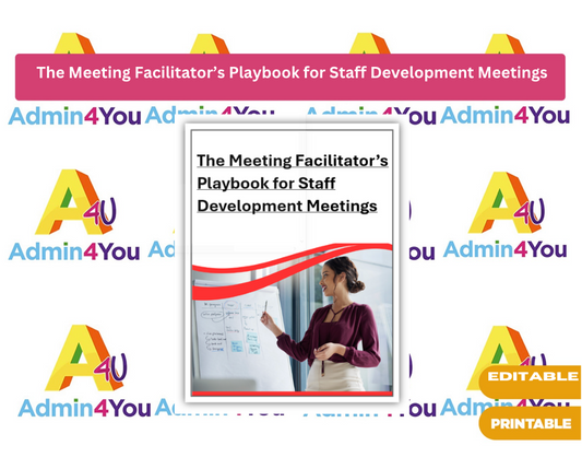 The Playbook for Staff Development Meetings