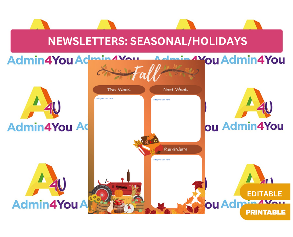 Newsletters for Seasons and Holidays (Canva)