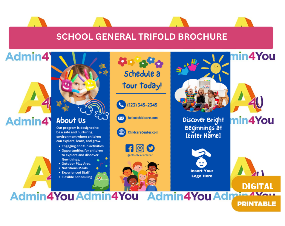 School General Trifold Brochure