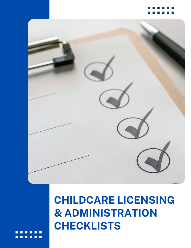SOP Series: The Childcare Licensing and Administration Checklist Bundle