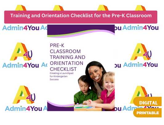 Training and Orientation Checklist for the Pre-K Classroom