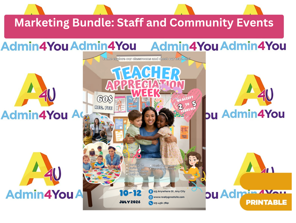 Marketing Bundle: Staff and Community Events