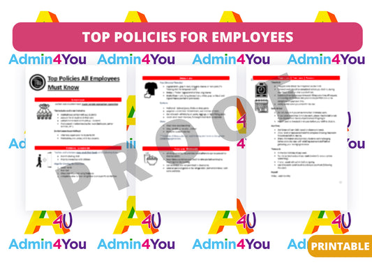 Top Policies for New Employees