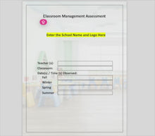 Load and play video in Gallery viewer, Classroom Management Assessment
