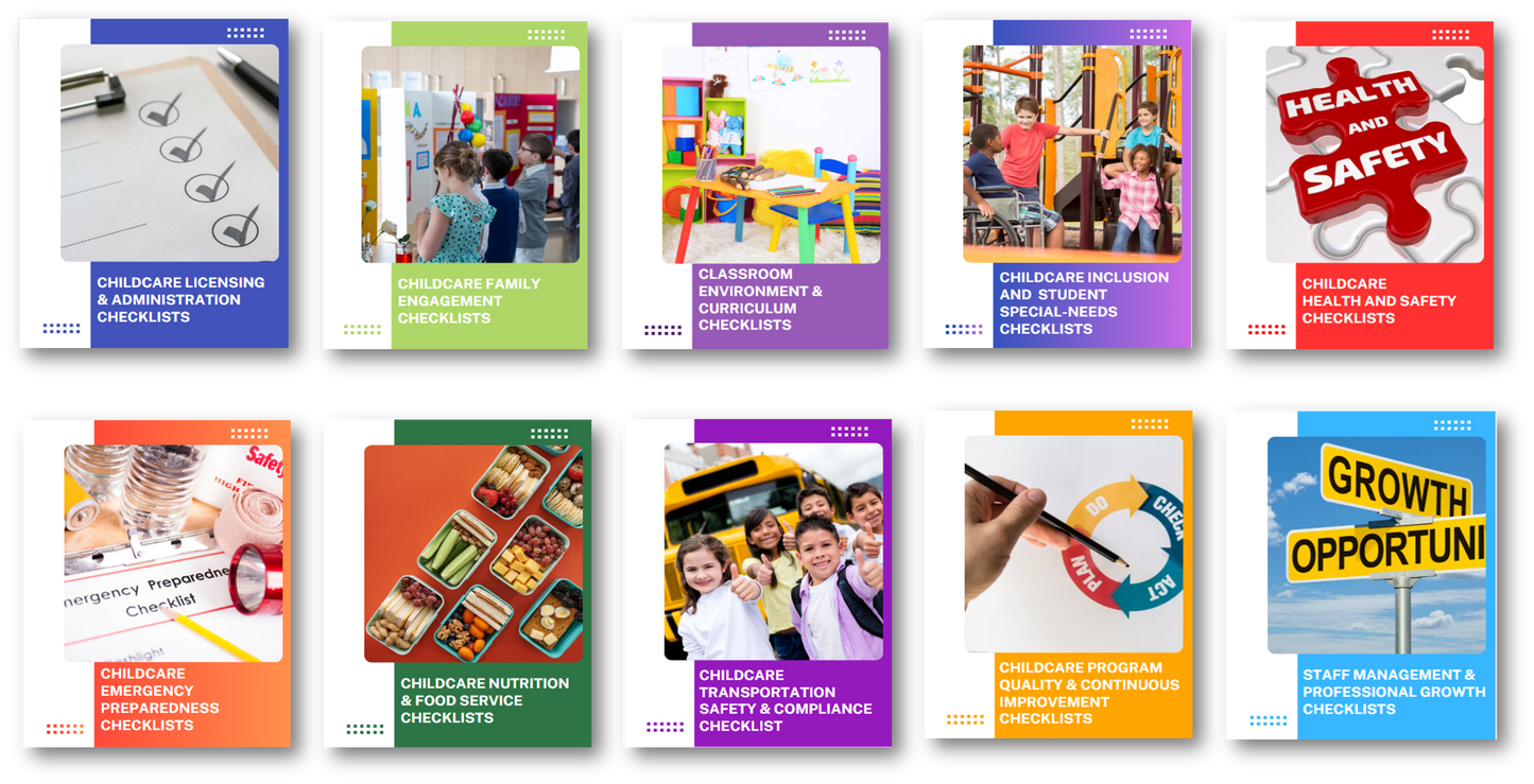 SOP Series: The Complete Childcare Compliance and Quality Checklist Binder