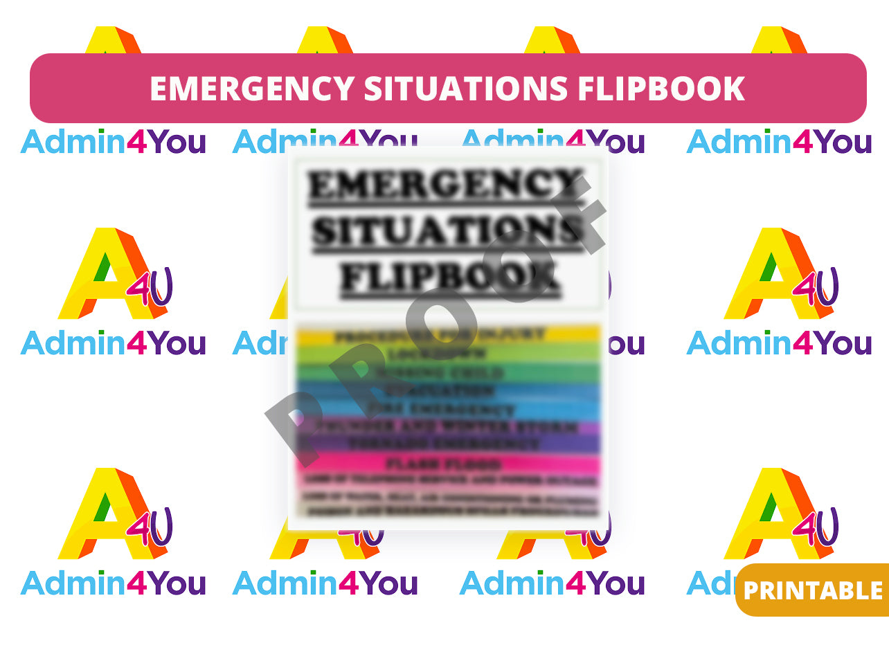 Flipbook for Emergency Situations