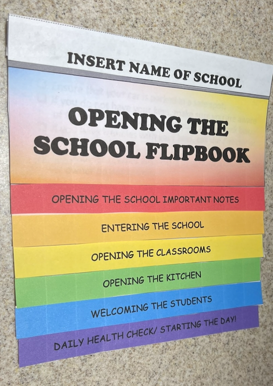 Flipbook for Opening the School