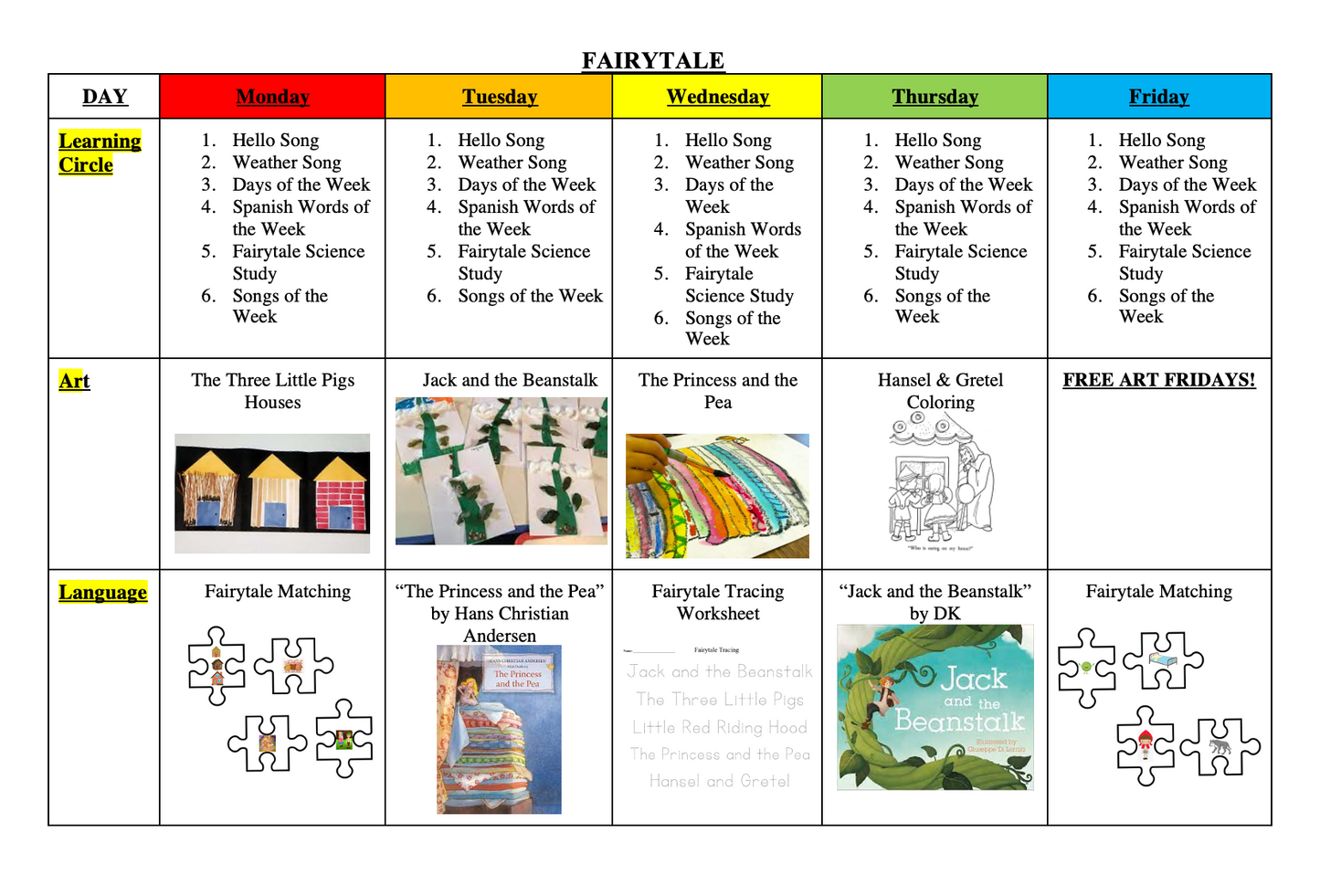 August Preschool and Pre-K Lesson Plans