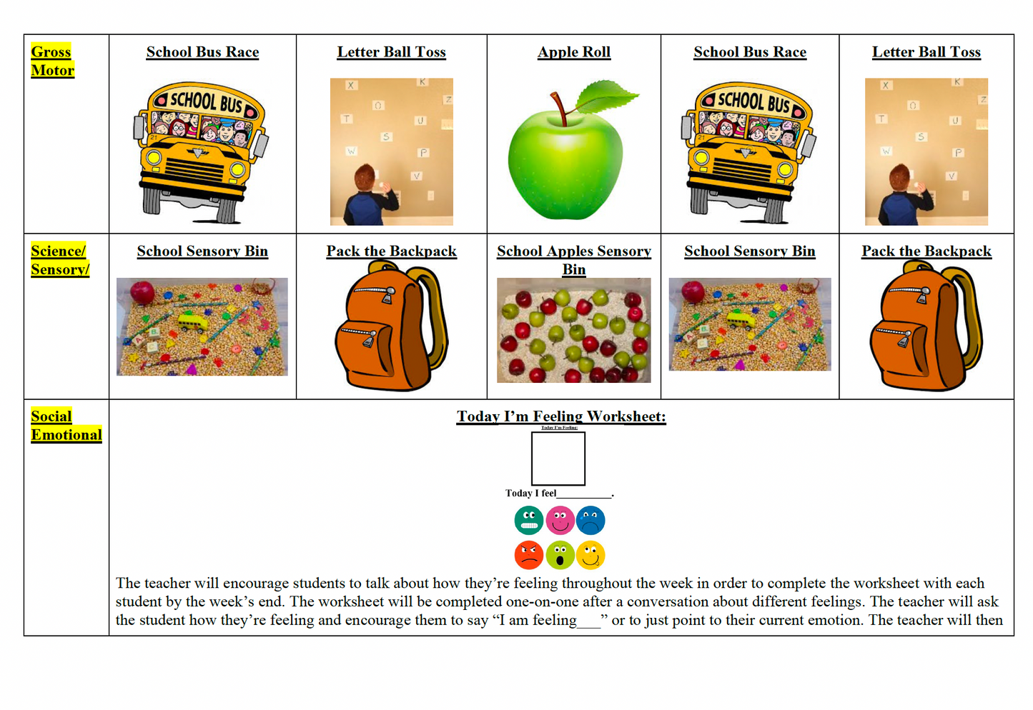 Full Year 2's and 3's Curriculum Version 1