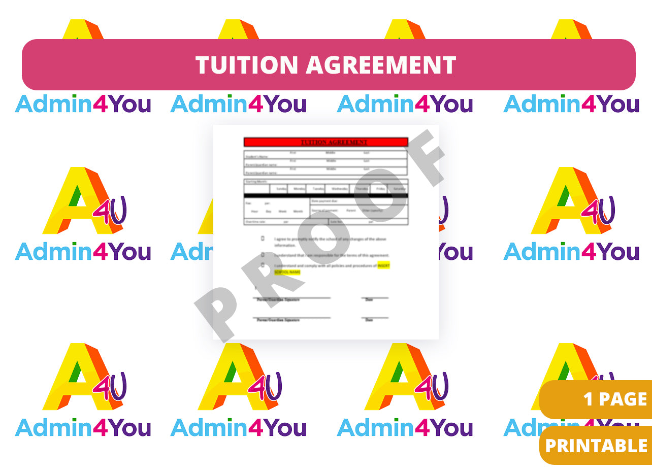 Tuition Agreement