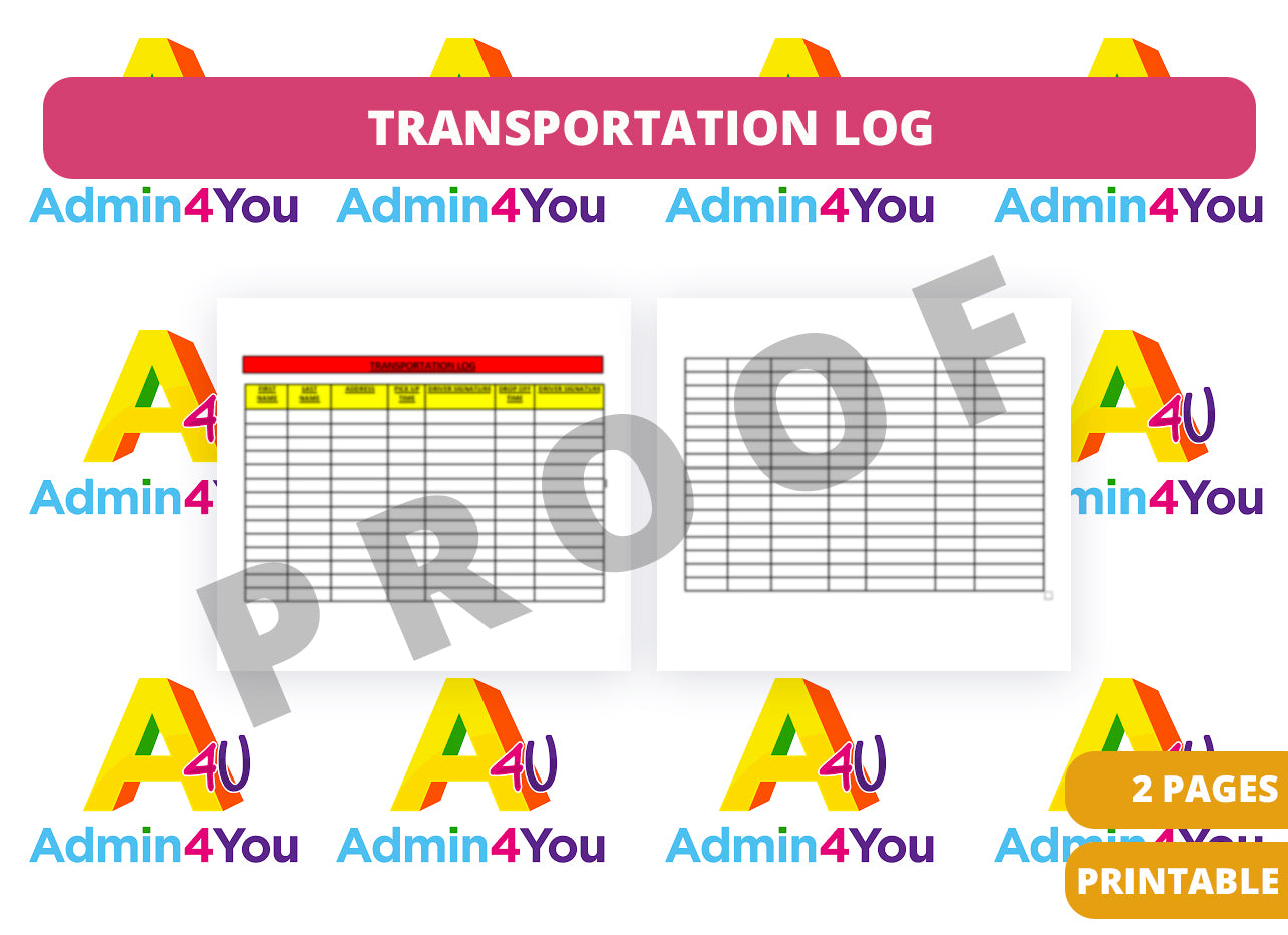 Transportation Log