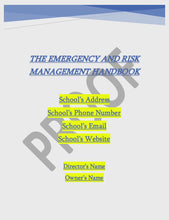 Load and play video in Gallery viewer, The Emergency Situations and Risk Management Handbook
