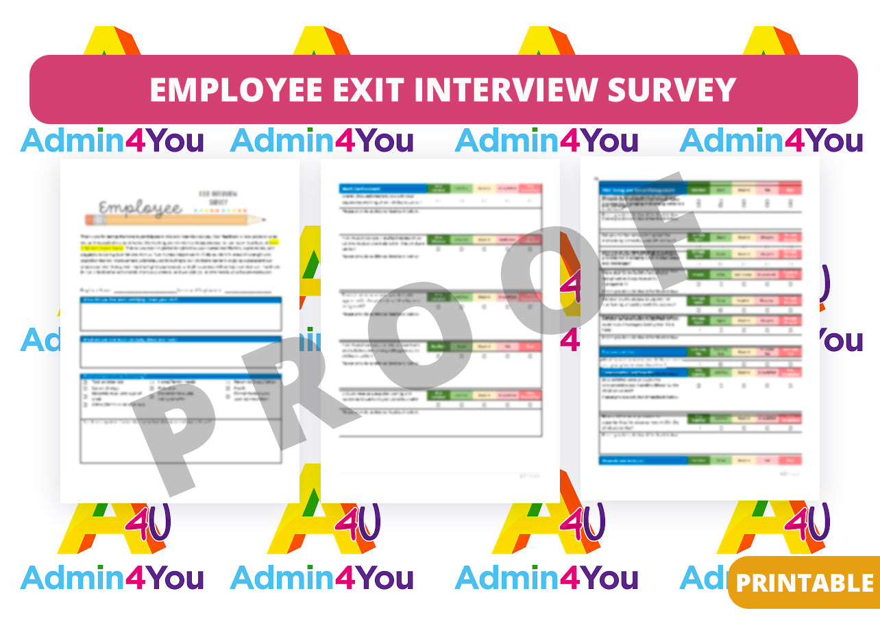 Employee Exit Interview Survey