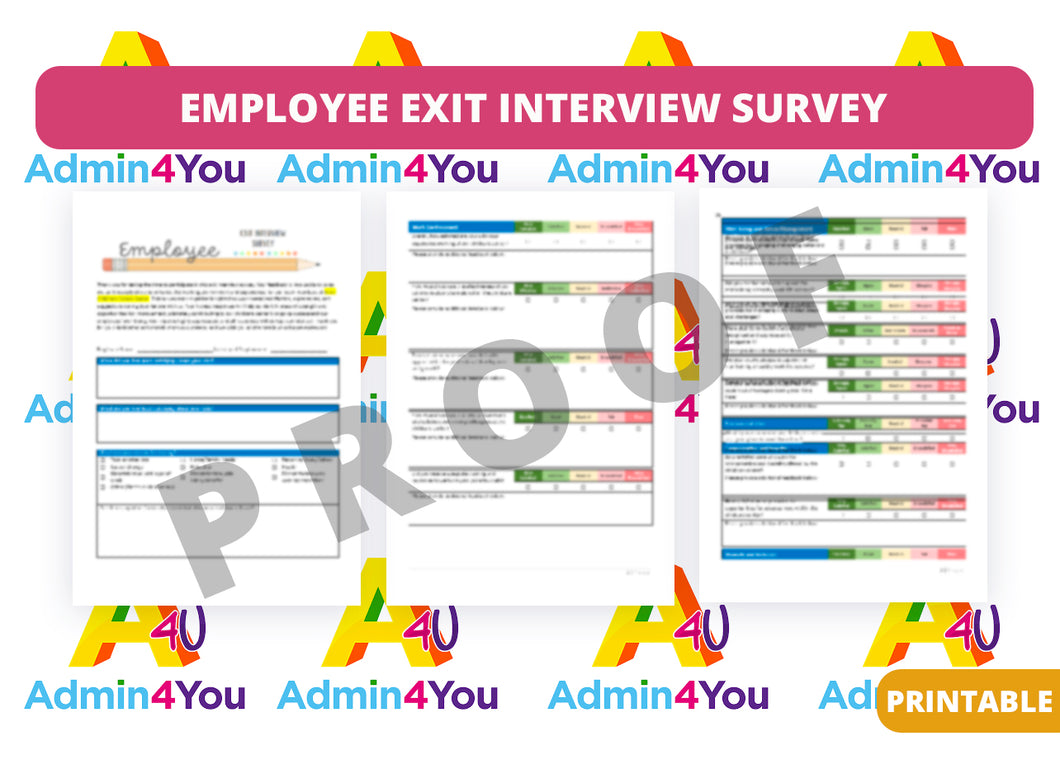 Employee Exit Interview Survey