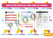 Load image into Gallery viewer, Employee Medical and Health Form
