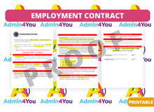 Load image into Gallery viewer, Employment Contract
