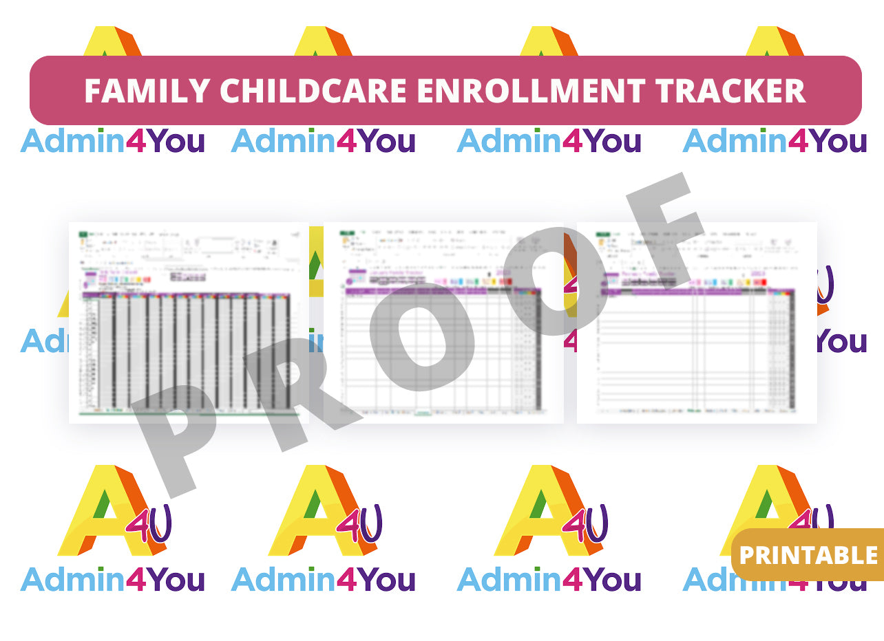 Family Attendance Tracker - Track Up To 100 Families