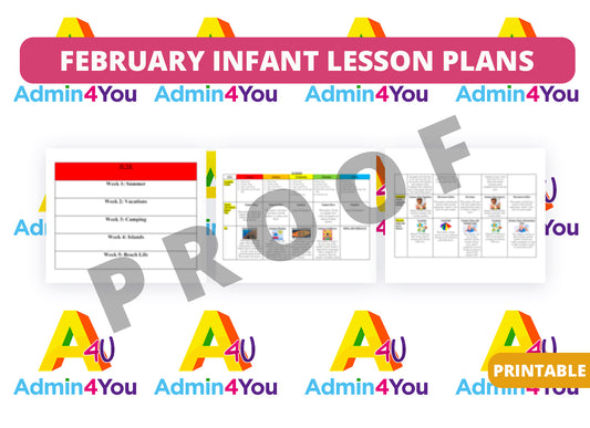 February  Infant Lesson Plans