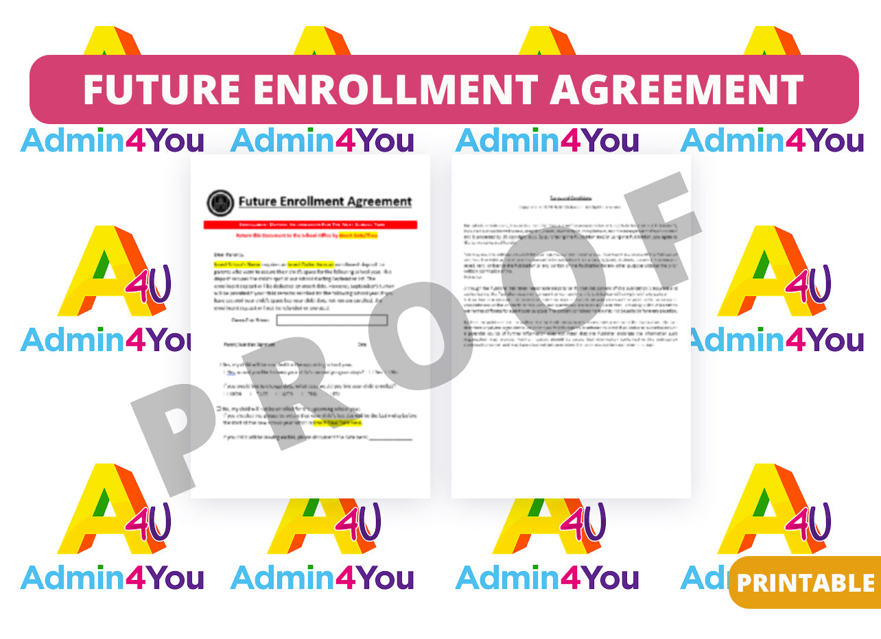 Future Enrollment Agreement