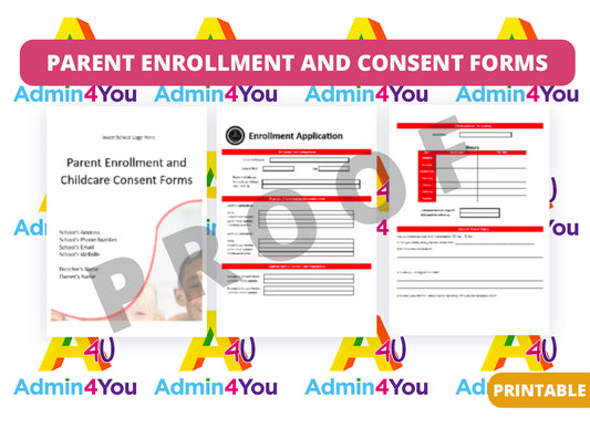 Parent Enrollment, Consent, and Student File Documents