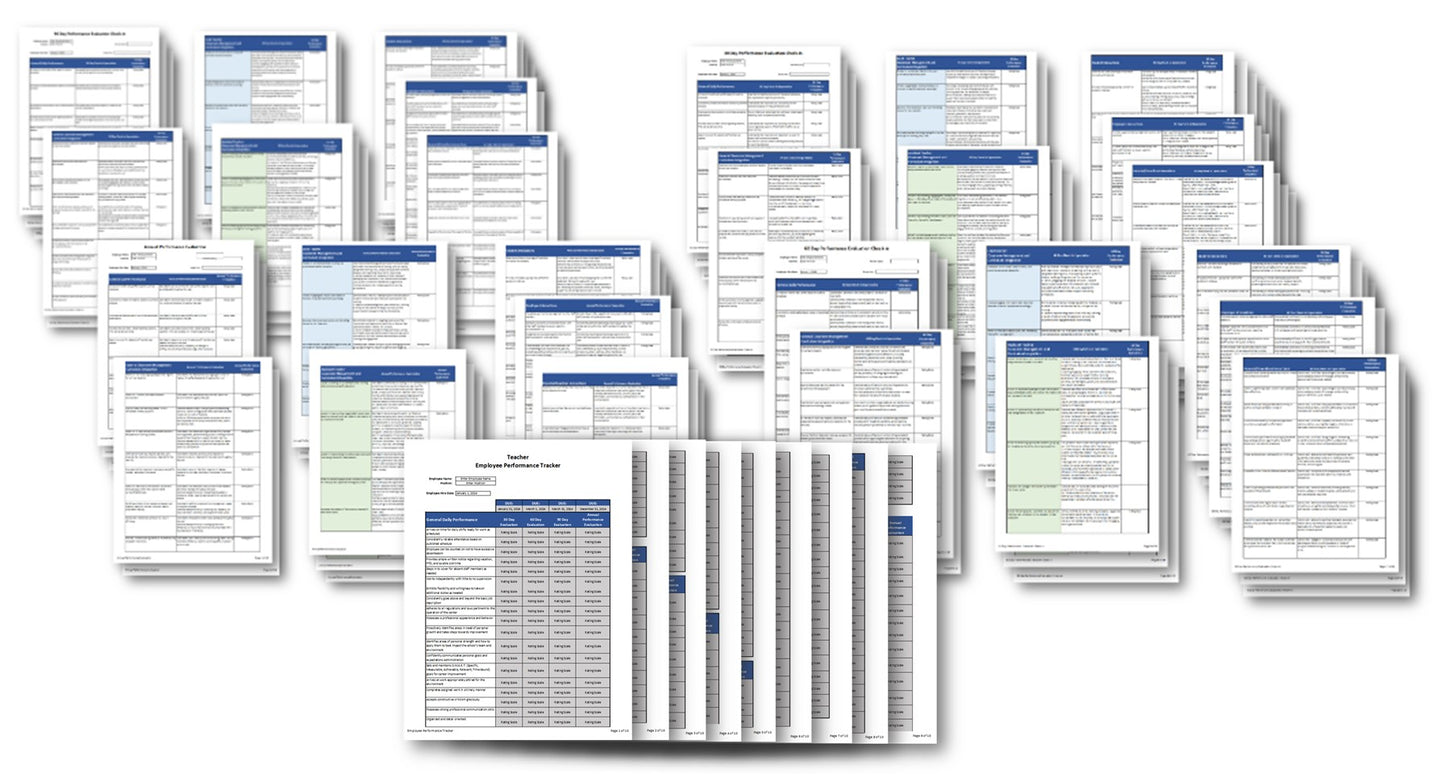 Lead and Assistant Teacher Performance Evaluation