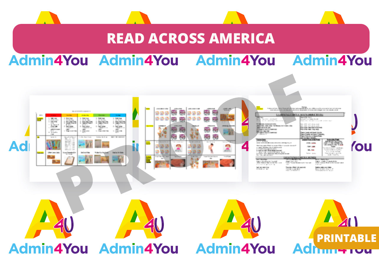 Read Across America Lesson Plan