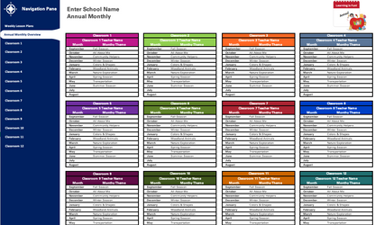 Lesson Plan Organizer Workbook