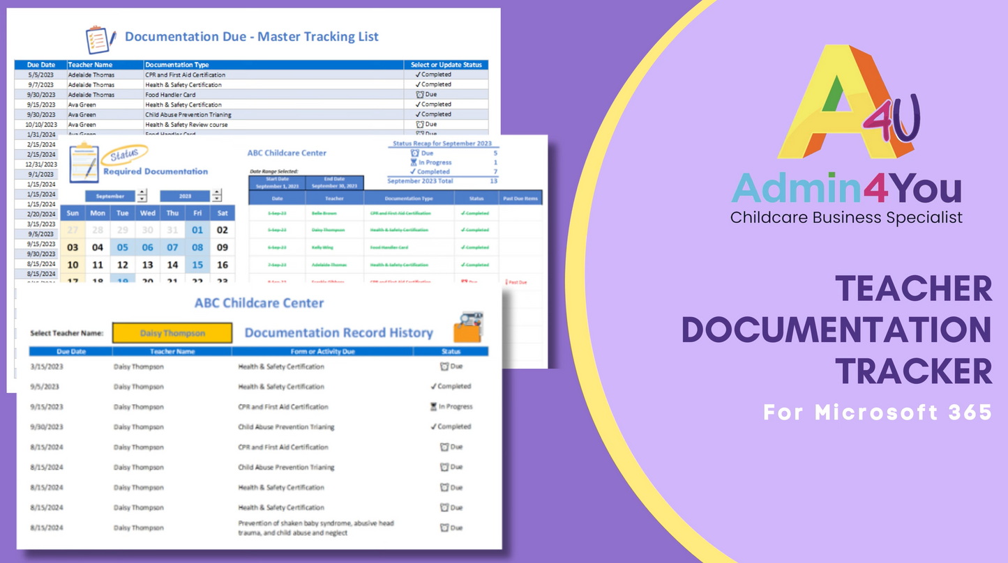 Teacher Documentation Tracker