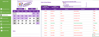 Student Documentation Tracker