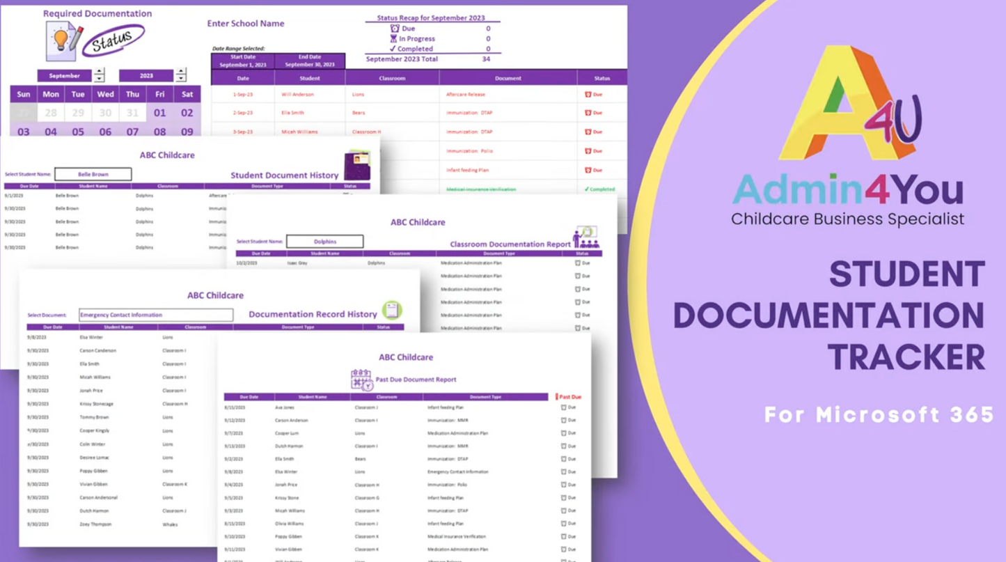 Student Documentation Tracker