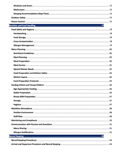 Standard Operating Procedures (SOP)