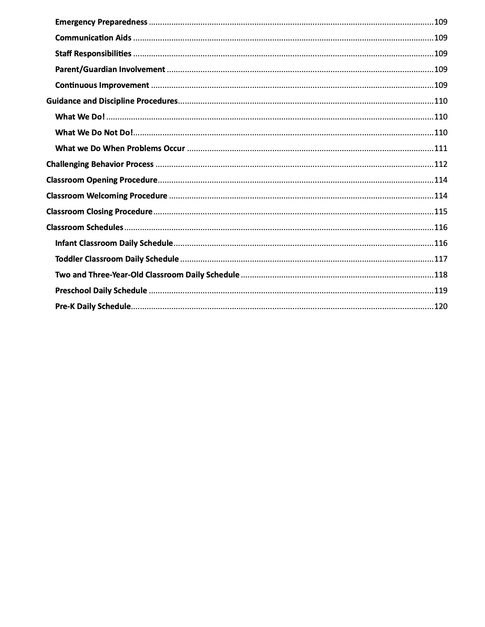 Standard Operating Procedures (SOP)