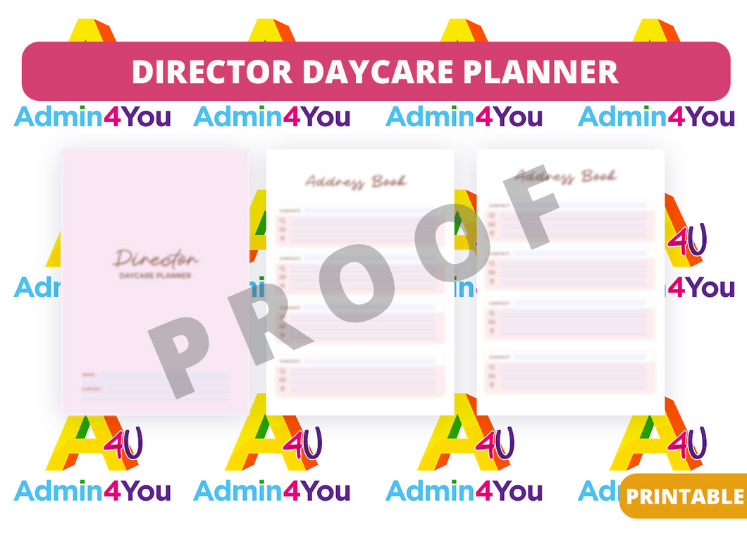 Director's Yearly Planner 2025