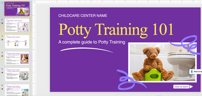 Potty Training Support Presentation