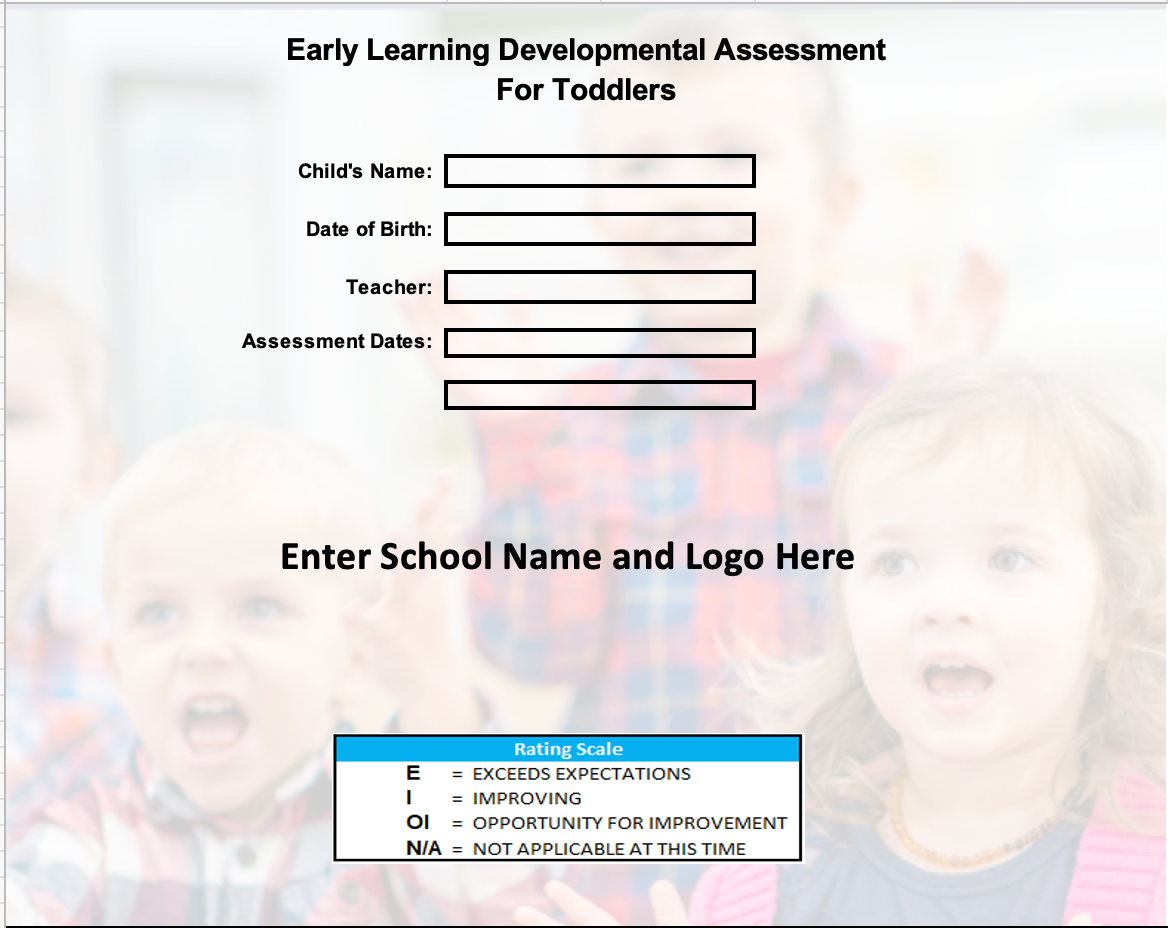 Student Assessment - Toddler