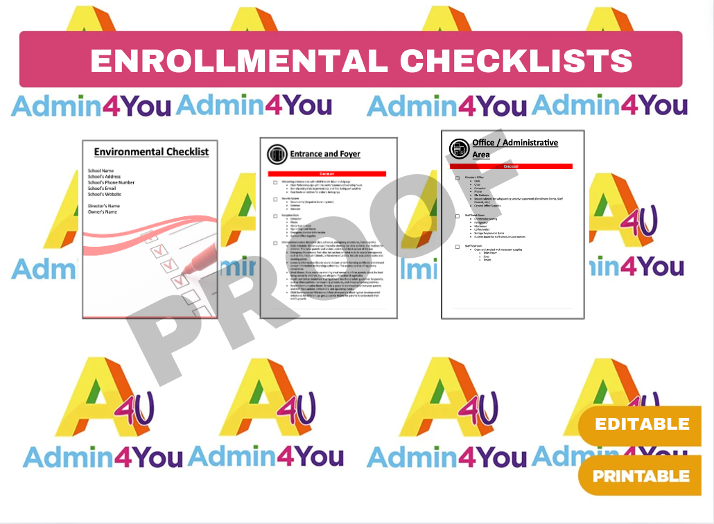 Environment Checklists – Admin For You