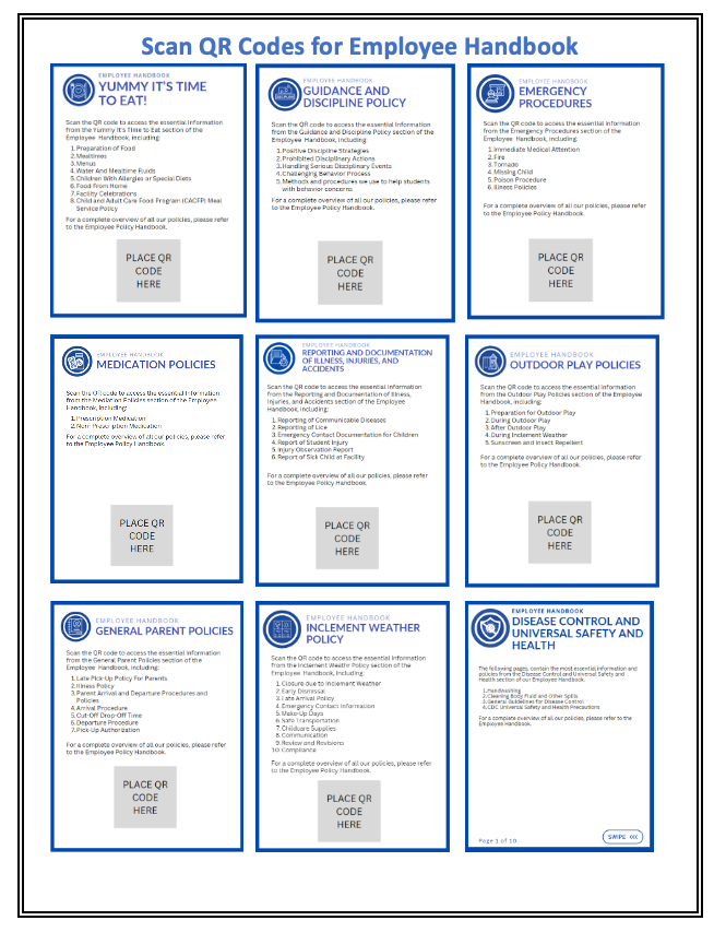 Qr Codes for Employee Handbook