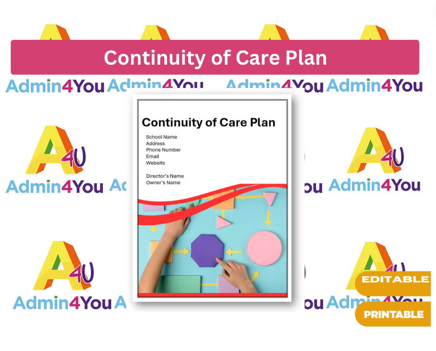 Continuity of Care Plan (CCP) for Childcare Providers