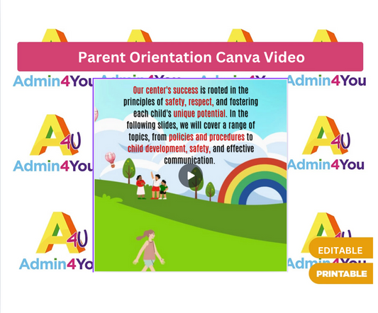 Parent Orientation Canva Video