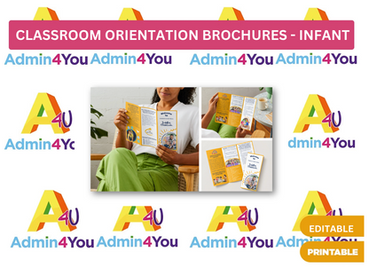 Classroom Trifold Brochure Templates - Infants