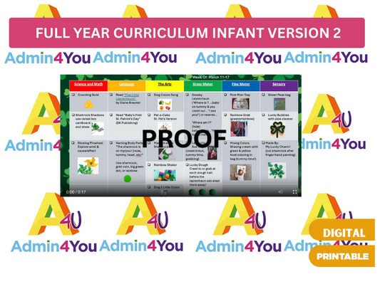 Full Year Infant Curriculum VERSION 2