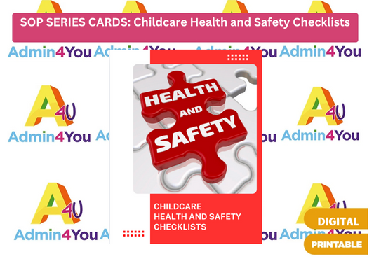 SOP Series: Childcare Health and Safety Checklist Bundle