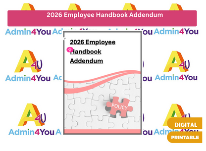 2026 Employee Handbook Addendum