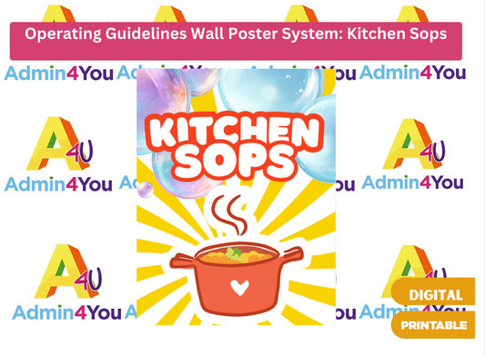 The Childcare Operating Guidelines Wall System: Kitchen SOPs